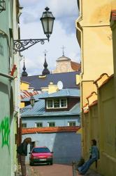Traditional House in Old Town, Vilnius, Lithuania | Obraz na stenu