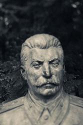 Lithuania, Grutas Park, Statue Joseph Stalin I | Obraz na stenu