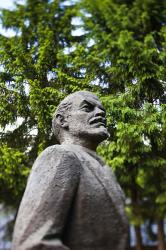 Lithuania, Grutas Park, Statue of Lenin II | Obraz na stenu