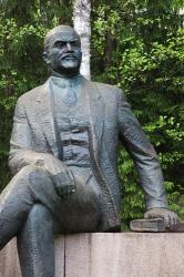 Lithuania, Grutas Park, Statue of Lenin III | Obraz na stenu