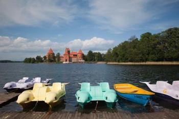 Lithuania, Trakai Historical NP, Lake Galve | Obraz na stenu