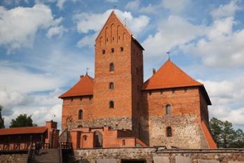 Island Castle by Lake Galve, Trakai, Lithuania V | Obraz na stenu