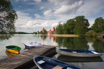 Island Castle by Lake Galve, Trakai, Lithuania VII | Obraz na stenu