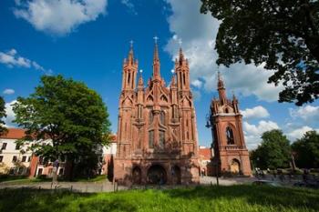 St Anne and Bernardine Churche, Vilnius, Lithuania | Obraz na stenu