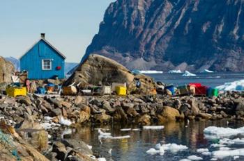 Greenland, Uummannaq Ice Fills The Harbor | Obraz na stenu