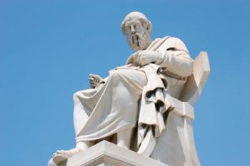 Aristotle statue, Greek Philosopher, Athens, Greece | Obraz na stenu