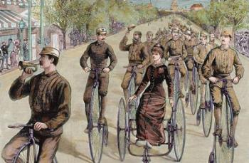 American League Cycles In Pennsylvania Avenue Mid May 1884 Washington | Obraz na stenu