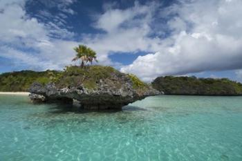 Fiji, Island of Fulanga. Lagoon inside volcanic caldera. | Obraz na stenu