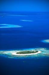 Aerial of Treasure Island Resort, Mamanuca Island Group, Fiji | Obraz na stenu