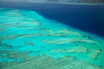 Malolo Barrier Reef and Malolo Island, Mamanuca Islands, Fiji | Obraz na stenu
