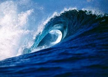 Fiji Islands, Tavarua, Cloudbreak, Surfing waves | Obraz na stenu