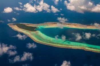 Aerial Ant Atoll, Pohnpei, Micronesia | Obraz na stenu