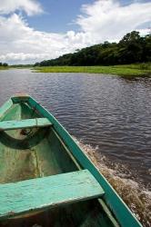 Dugout canoe, Arasa River, Amazon, Brazil | Obraz na stenu