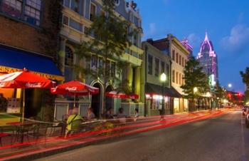 Dauphin Street at Twilight, Mobile, Alabama | Obraz na stenu