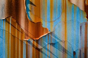 Alaska, Craig Rust Streaks And Peeling Paint On Old Travel Trailer | Obraz na stenu
