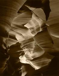 Red Sandstone Walls, Lower Antelope Canyon (Sepia) | Obraz na stenu