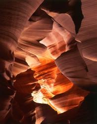 Red Sandstone Walls, Lower Antelope Canyon (Color) | Obraz na stenu