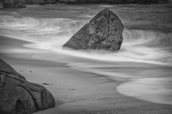 California, Garrapata Beach (BW) | Obraz na stenu