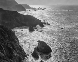 Big Sur Coast, California (BW) | Obraz na stenu