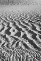 California, Valley Dunes Sand Ripples (BW) | Obraz na stenu