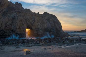 Arch's Last Light At Pfeiffer Beach | Obraz na stenu