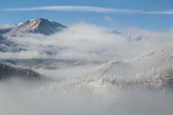 Colorado Clouds Below Pikes Peak | Obraz na stenu