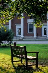 Bench in Sharon, Litchfield Hills, Connecticut | Obraz na stenu