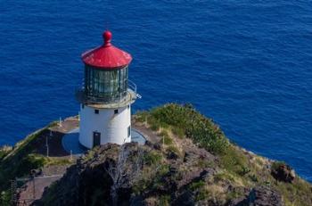 Waimanalo Us Coast Guard Makapuu Point Light, Oahu, Hawaii | Obraz na stenu