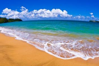 Blue Waters On Hanalei Bay, Island Of Kauai, Hawaii | Obraz na stenu