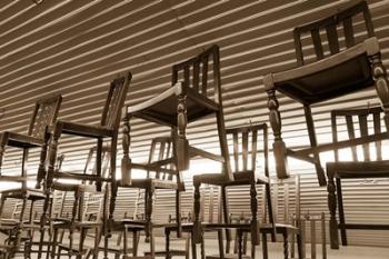 Hanging Chairs, Wilmington, Illinois | Obraz na stenu
