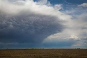 Storm Cell Forms Over Prairie, Kansas | Obraz na stenu