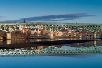 Western Avenue Bridge And Kennebec River, Maine | Obraz na stenu