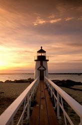 Brant Point lighthouse at Dusk, Nantucket | Obraz na stenu