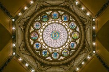 Rotunda Ceiling, Massachusetts State House, Boston | Obraz na stenu
