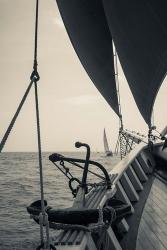 Annual Schooner Festival, Anchor, Massachusetts (BW) | Obraz na stenu