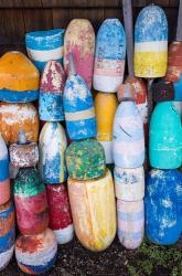 Old Lobster Buoys, Massachusetts | Obraz na stenu