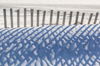 Sand Fence and Shadows | Obraz na stenu