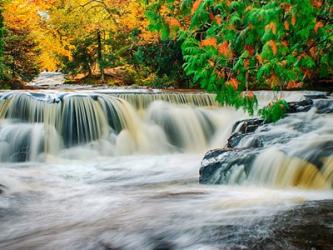 Bond Falls On The Middle Fork Of The Ontonagon River | Obraz na stenu