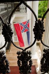 Mississippi Mississippi state flag at the Waverley Plantation | Obraz na stenu