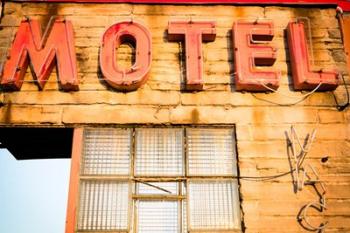 Old Motel Sign, Route 66 | Obraz na stenu