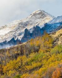 Foggy Mountain In Humboldt National Forest, Nevada | Obraz na stenu