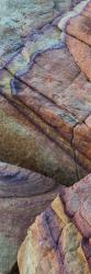 Abstract Lines In Sandstone Rocks At Valley Of Fire State Park | Obraz na stenu