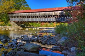 Albany covered bridge over Swift River, White Mountain National Forest, New Hampshire | Obraz na stenu