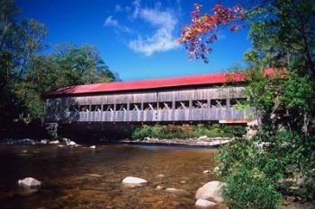 Covered Albany Bridge Over the Swift River, New Hampshire | Obraz na stenu