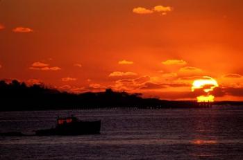 Sunrise at the Mouth of Piscataqua River, New Hampshire | Obraz na stenu