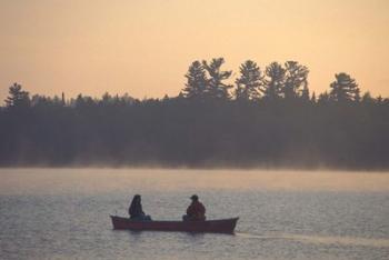 Canoeing on Umbagog Lake, Northern Forest, New Hampshire | Obraz na stenu