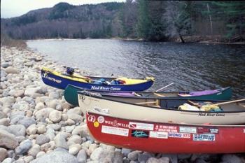 Paddling the Pemigewasset River, White Mountains, New Hampshire | Obraz na stenu