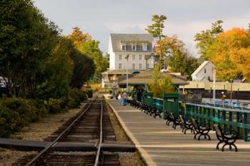 Scenic railroad at Weirs Beach, New Hampshire | Obraz na stenu