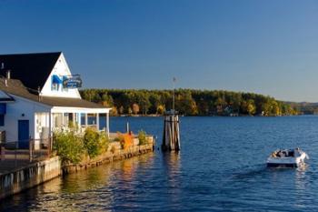 Wolfeboro Dockside Grille on Lake Winnipesauke, New Hampshire | Obraz na stenu