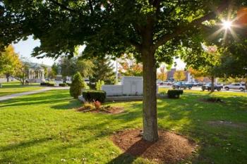 Town Green in Claremont, New Hampshire | Obraz na stenu